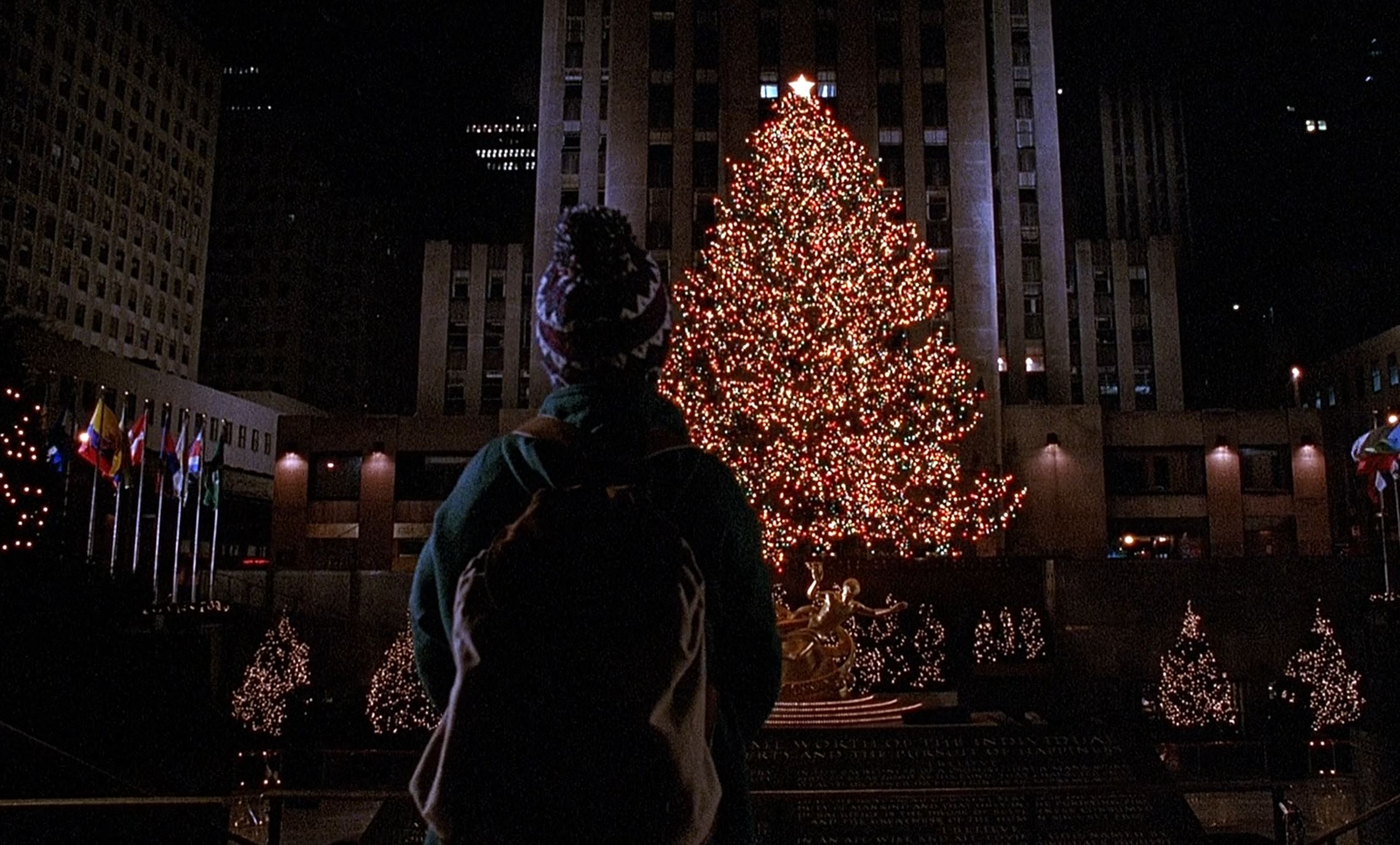 Rockefeller Center Weihnachtsbaum aus dem Film Kevin allein in New York